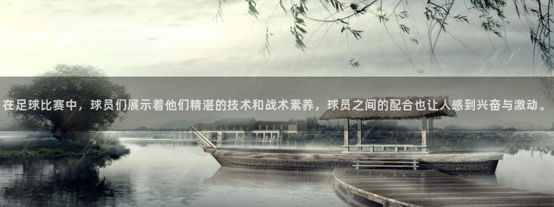 在足球比赛中，球员们展示着他们精湛的技术和战术素养，球员之间的配合也让人感到兴奋与激动。
