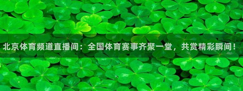 北京体育频道直播间：全国体育赛事齐聚一堂，共赏精彩瞬间！