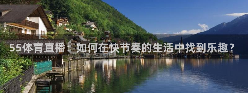 55体育直播：如何在快节奏的生活中找到乐趣？
