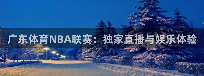 广东体育NBA联赛：独家直播与娱乐体验